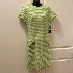 NWT Rickie Freeman Terri Jon Tweed Dress